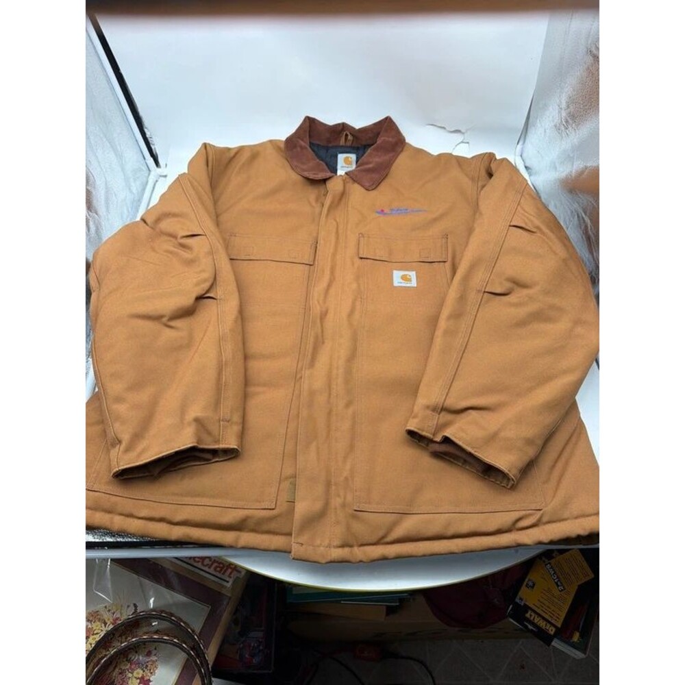 Carhartt C03 Arctic Traditional Coat in Brown (BRN), size 52 Regular